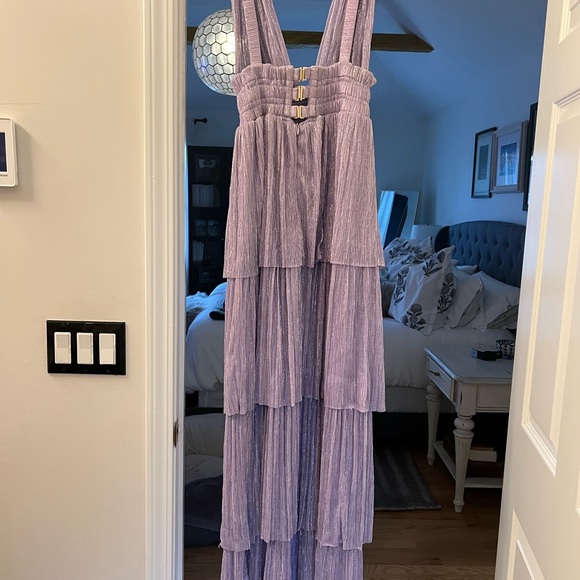 Sabina Musayev Alpha Pleated Layered Dress- XS - Picture 4 of 7